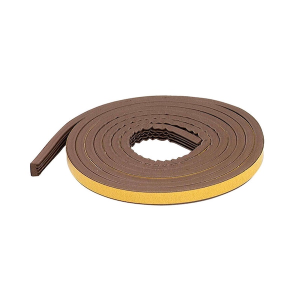 M-D Building Products Brown EPDM Rubber Foam Weatherstrip For Doors and Windows 120 in. L X 0.31 in. 63644 - main